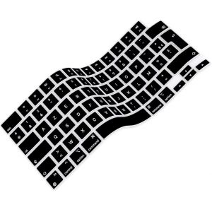 Housse de Clavier Ultra Fine en Silicone pour MacBook Pro 14""/16"" avec Puce M4/M4 Max 2024 Protection Souple pour Ordinateur Portable MacBook Pro 14,2""/16,2"" (Fran&ccedil;ais) - Neuf