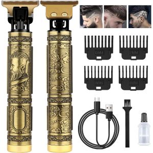 Tondeuse Barbe Homme,Tondeuse Cheveux Professionnel Rasoir Barbe Electriques Tondeuse Barbe Et Cheveux Homme Tondeuse De Finition Kit Tondeuse De Pr&eacute;cision Rechargeable Domestique Et Salon De - Neuf