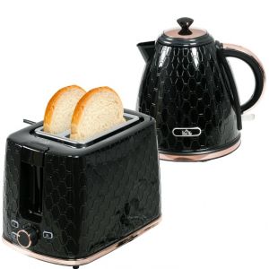 T3323P405909 &ndash; Ensemble de tostes noirs en deux pi&egrave;ces (cassette &eacute;lectrique et toste) &ndash; Caract&eacute;ristiques : 2 prises &eacute;lectriques de 1,5 pouce, capacit&eacute; de 1,7 L, chauffage de 2200 W, r&eacute;gulation de - Neuf