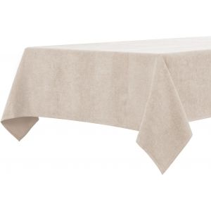 Ulteronixshop-Nappe Anti-Taches Nappe Rectangulaire Nappe Imperm&eacute;able &Eacute;l&eacute;gante Nappe En Lin Imitation Velours Pour No&euml;l Anniversaire - Neuf