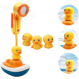 Jouet De Bain Pour Bébé, Canard Jaune, Arroseur Électrique, Jouets De Bain Flottants Pour Enfants, Jouets De Bain Pour Filles, Garçons Et Enfants De 3, 4 Et 5 Ans - Neuf
