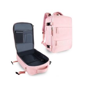 Sac à dos polyvalent et étanche, approuvé par les compagnies aériennes, avec port USB, compartiment à chaussures et système antivol. Idéal pour les voyages et la salle de sport. - Neuf