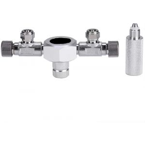 Aquarium Co2 Splitter Valve En Acier Inoxydable Aquarium Co2 Distributor Distributeur Multiple Voies Aquarium Co2 Splitter Needle Valve(#2) - Neuf