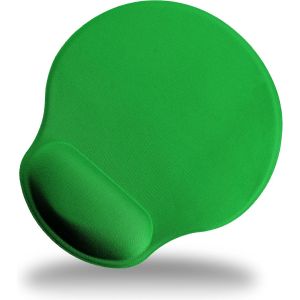 Tapis De Souris Vert. Base Antidérapante En Silicone Et Repose-Poignet Rembourré. Ergonomique. Réduit La Tension Du Poignet Pendant De Longues Journées De Travail Ou De Loisirs, Joueurs, Télétravail, - Neuf