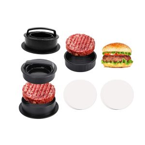 Presse &Agrave; Hamburgers Farcis Avec 200 Feuilles De Papier Sulfuris&eacute; Pour La Confection De Galettes Et De Mini-Burgers - Neuf