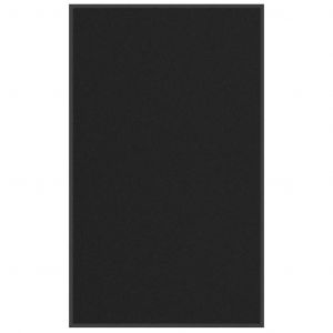 Paillasson Antid&eacute;rapant Int&eacute;rieur Ext&eacute;rieur Durable 90 X 150 Cm En Polypropyl&egrave;ne Noir Helloshop26 02_0058153 - Neuf