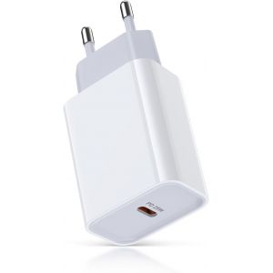 25W Chargeur USB C Rapide,PD 3.0 Adaptateur Type C Secteur Mural Prise pour Samsung Galaxy S25 S24 S23 FE S22 S21 A55 5G A54 A53 A35 A34 A25 A15 A14 A05s,iPhone 16 Plus Pro Max 15 14 13 12,XiaoMi - Neuf