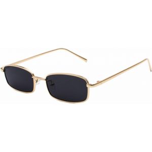 Lunettes De Soleil Rectangulaires Classiques Rétro Fines Monture En Métal Verres Vintage Rectangle Couleur Bonbon Lunettes De Soleil - Neuf