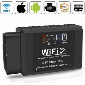 Promotion Hivernale,Boîtier De Diagnostic Automatique Obd2,Diagnostic De Voiture,Prise Wifi,Adaptateur Obd,Scanner De Code D'erreur Multimarque,Elm327,Diagnostic Du Système De Moteur,Également - Neuf