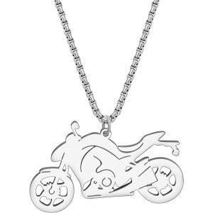 Kal-Émail Alliage Vélo Collier Vélo Pendentif Chaîne De Bijoux Uniques Cadeaux Pour Les Femme Filles Dames - Neuf