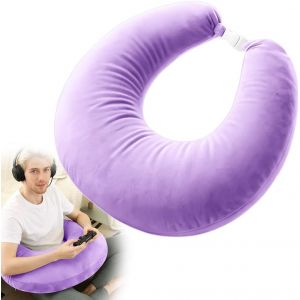 Ulteronixshop-Coussin de lecture pour jeux, accoudoir, coussin de livre, coussin Lap en forme de U, coussin ergonomique Crealis au crochet, coussin de soutien dans le lit, le canap&eacute;, le sol, pour lir - Neuf