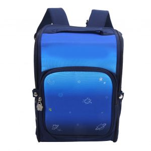 Sac A Dos D'ecole En Tissu Impermeable Pour Enfants, Imprime Ciel Etoile, Grande Taille, Bleu Ciel Etoile - Neuf