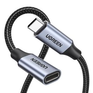 ERYI-Rallonge Usb C Gen 2 Supporte Thunderbolt 3 Charge Rapide 100W Câble Extension Pour Vidéo 4K 60Hz Data 10Gbps Compatible Avec Iphone 16 Plus Pro Max 15 Macbook Galaxy S24 S23 (1M) - Neuf