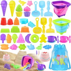 Kit De Jeu De Plage Enfant,Jouet De Sable,Jouet De Plage Pour Enfants,Jouets Sable Enfant Plages,Ensemble De Jouets De Plages Pour Enfantes Pour Enfantes Garçons Filles - Neuf