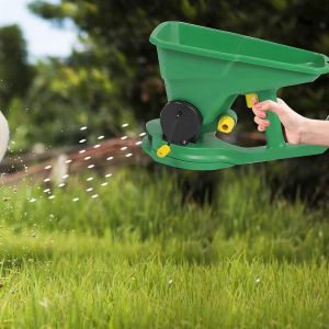 &Eacute;pandeur de semences portatif &agrave; manivelle, capacit&eacute; 1,5 L, 5 vitesses - Neuf