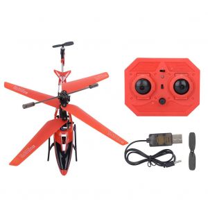 Helicoptere radiocommande de qualite avec gyroscope, cadeau pour enfants (rouge) - Neuf