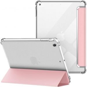 KAL-Coque Pour Ipad Mini 1/2/3 7,9 Pouces, &Eacute;tui Arri&egrave;re Souple Et Transparent En Tpu, Housse De Protection Antichoc, Smart Shell Avec Veille/R&eacute;veil Automatique Pour Apple Ipad Mini 1 2 3, Rose - Neuf
