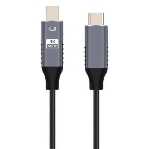 Câble USB C vers Mini Displayport USB Type C pour cordon 3 vers Mini DP Câble adaptateur 4K - Neuf