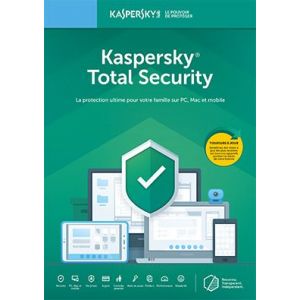 Kaspersky Total Security - 2 Postes - 1 An - Logiciel En Téléchargement - Pc - Neuf