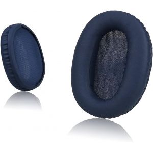 KAL-Coussinets De Rechange Compatibles Avec Sony Wh-Ch700N, Wh-Ch710N, Cuir Protéiné Et Mousse À Mémoire De Forme, Bleu - Neuf
