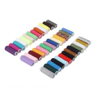 Hjlian Bobine De Fil A Coudre, Cordon, Tissu, 39 Couleurs, Pour Bricolage, Fabrication De Bijoux, Bracelets, Perles - Neuf