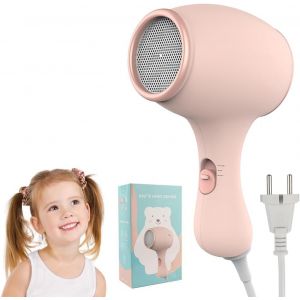 Mini Seccheur Cheveux, 550w, 3 Temp&eacute;ratures, Portable, Faible Bruit (Rose) - Neuf