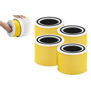 Lot de 4 filtres de rechange pour purificateurs d'air LEVOIT Core 300 et Core 300S - Neuf