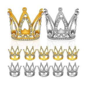 No&euml;l 12 Pcs Mini Cake Topper, De L'Argent Rhinest Topper G&acirc;teau De Rats Pour E - Neuf