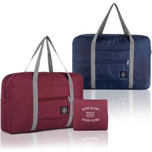 KALANKA-Voyage Pliables, Sacs Cabine Légers Imperméables, Adaptés pour Nuit, Vacances, Shopping, Week-Ends, Sorties, Salle De Sport - Neuf