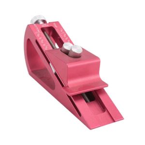 Jauge de hauteur de bloc de réglage réglable,outils de travail du bois de précision en aluminium pour toupie et scie à table A - Neuf