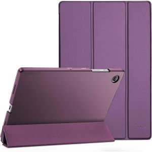 KAL-Coque Pour Galaxy Tab A8 10.5"" (Sm-X200 Sm-X205 Sm-X207) En 2021 2022, Étui Housse De Protection Anti-Chute, Rabat Magnétique Stable, Ultra Léger Et Classique- Violet - Neuf