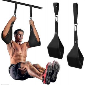 Sangles Abdominales Suspendues Au Bras Réglables Pour La Barre De Traction Abdominal Muscle Building Core Strength Training Leg Raise Strap Home Gym Fitness Workout For Men & W - Neuf