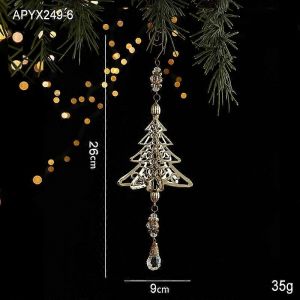 Nouveau arbre de No&euml;l fer d&eacute;coration flocon de neige, ornement pendentif pendentif atmosph&egrave;re de No&euml;l sc&egrave;ne de la pr&eacute;sentation de l'arbre de No&euml;l de mod&egrave;le - Neuf
