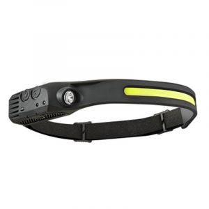 Lampe Frontale Led Rechargeable, Puissante, Étanche, Usb 1200 Mah, Cob Xpe, 5 Modes, Pour Course À Pied, Camping, Vélo, Casque, Pêche, Réparation, Jogging, Enfant - Neuf