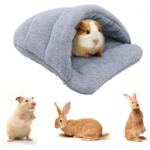 Cochon De Guinée Lit Hamster Lit, Sac De Couchage Grotte Nid Chaud Et Doux Coussin Cochon De Guinée Maison Pet Hiver Litière De Cage Accessoires Pour Les Petits Animaux Écureuil Chinchilla - Neuf