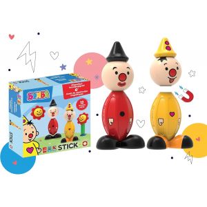 KALWL-Jeu De Construction Magn&eacute;tique Pour Enfants &Agrave; Partir De 1,5 Ans,Jouets De Construction Cr&eacute;atifs,Jouets &Eacute;ducatifs Avec Aimants,Jouets Montessori,Ensemble Bumba De 12 Pi&egrave;ces, - Neuf