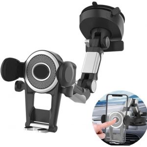 LORANKA-Support de t&eacute;l&eacute;phone de camion, support de t&eacute;l&eacute;phone portable robuste pour camion, tableau de bord, pare-brise, bras long, super ventouse, support de voiture mains libres pour smartphones - Neuf