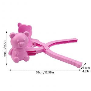 Snow Snowball Maker Clip Maker Snow Sand Mold Tool Hiver Enfants En forme d&iquest;animal - Neuf