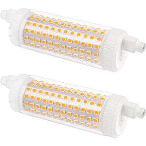 Ampoule R7s Led 118mm 20w Dimmable Blanc Chaud 3000k,2500lm,Équivalent À Lampe Crayon Halogène J118 R7s 150w-200w,Ac 220v,R7s 118mm Led Dimmable Pour Studio/Salon,Lot De 2 - Neuf
