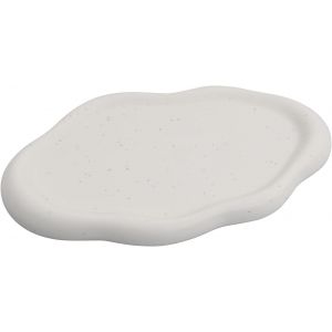 Jexnovashop-Céramique Bijoux Plateau De Bijoux, Bol À Bijoux Petit Plateau De Clés, Assiette À Bijoux Minimaliste Bibelots Décoratifs Plateau À Bijoux Bijoux Titulaire Plat, Cadeau Pour Femme, Blanc - Neuf