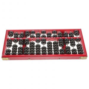 Boulier professionnel en bois Abacus Vintage Boulier Arithmétique Boulier Abacus Étudiants - Neuf