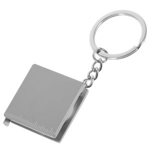 LETNERNY-Porte-Cl&eacute;s R&egrave;gle En M&eacute;tal De 1 M Avec M&egrave;tre Ruban R&eacute;tractable Pour Cl&eacute;s, M&egrave;tre Ruban, D&eacute;cimale, Petit M&egrave;tre Ruban Portable - Neuf