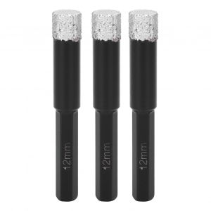 XYONG Foret a carreaux secs brases, manche hexagonal, diamante, scie cloche pour marbre et ceramique, 12 mm - Neuf