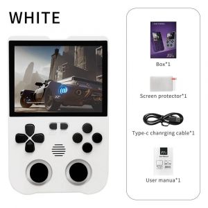 Ore-Console De Jeu Portable Rétro Xu10 2.0,Système Linux,Écran Ips De 3.5 Pouces,Batterie 3000mah,Lecteur Vidéo Rétro Nostalgique-64g-White - Neuf