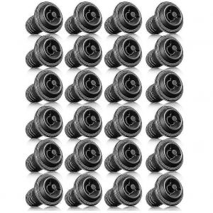 Paquet De 24 Bouchons &Agrave; Vin R&eacute;utilisables Avec Pompe &Agrave; Vide,Kit D'&eacute;conomiseur De Vin Refermable Pour La Conservation - Neuf