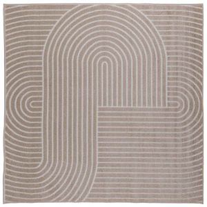 Vidaxl Tapis De Surface Carr&eacute; Beige 200 X 200 Cm - Neuf