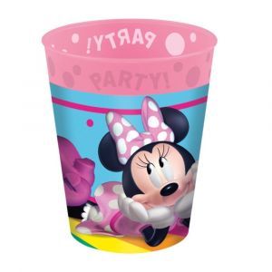 4 GOBELETS R&Eacute;UTILISABLE MINNIE RAINBOW 25CL - Neuf