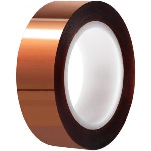 Ruban Adh&eacute;sif en Papier de soie Haute Temp&eacute;rature,25mm(W) x33m(L),utilis&eacute; pour Prot&eacute;ger le Processeur et la Surface de Travail de L'imprimante 3D,les Professionnels des Circuits Imprim&eacute;s - Neuf