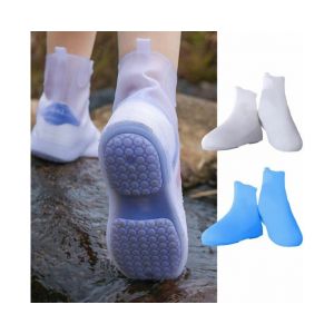 Couvre-Chaussures De Pluie R&eacute;utilisables, Antid&eacute;rapants Et Imperm&eacute;ables - 2 Paires Pour Toutes Les Chaussures, Parfaits Pour Les Activit&eacute;s De Plein Air Et Les Averses Inattendues ! - Neuf