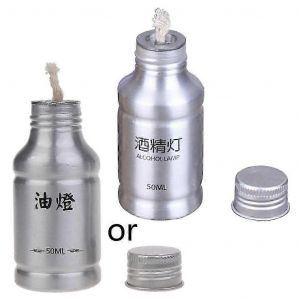 Portable Mini 50ml Alliage d'aluminium Alcool Br&ucirc;leur Lampe Chimie Laboratoire &Eacute;quipement Tube &agrave; Essai Outil de Chauffage - Neuf